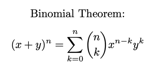 Binomial Theorem